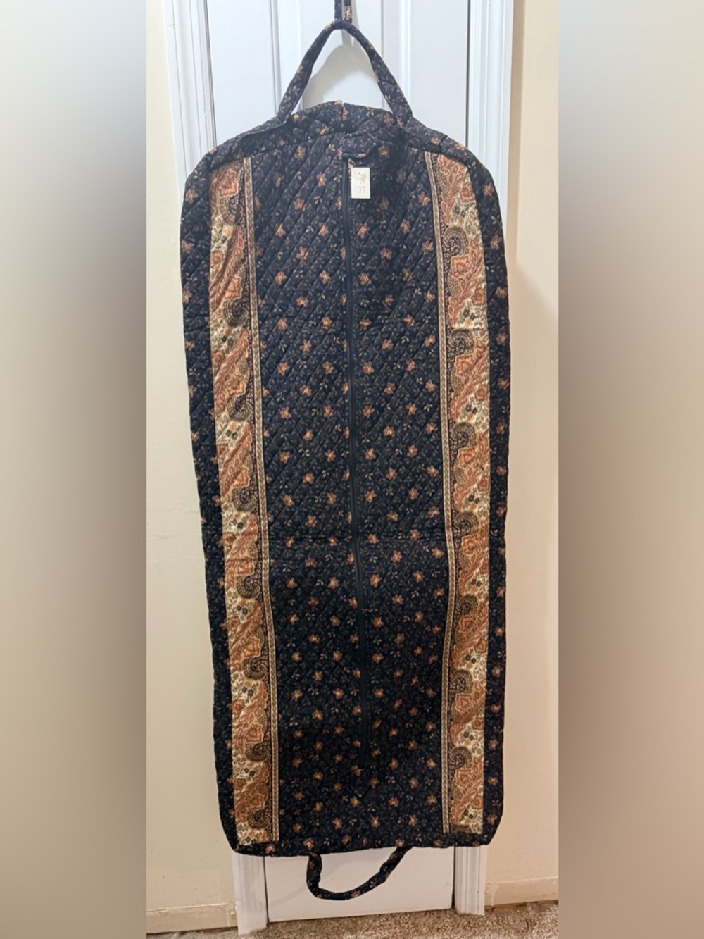 vintage Vera Bradley garment bag in the retired Black Walnut pattern. - Picture 3 of 5